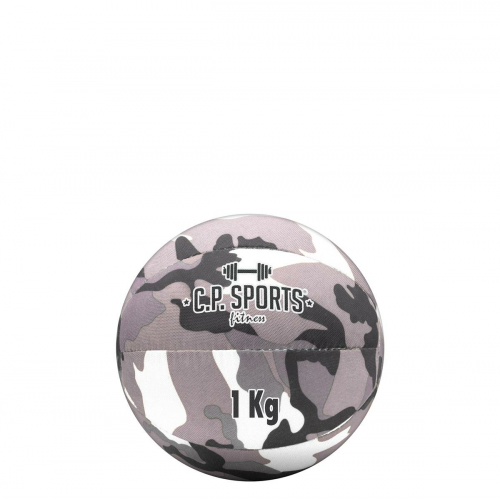 Medizinball Camouflage Weiß 1kg