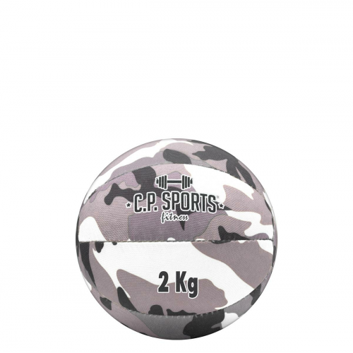 Medizinball Camouflage Weiß 2kg