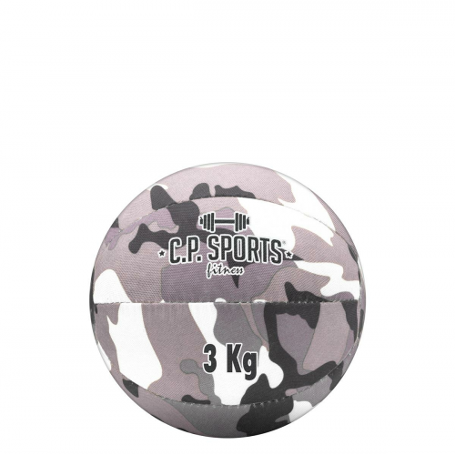 Medizinball Camouflage Weiß 3kg