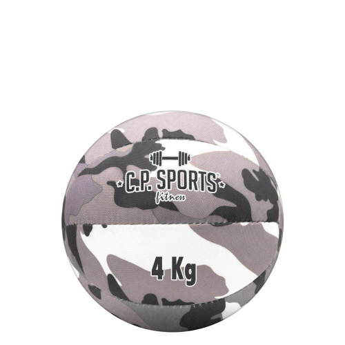 Medizinball Camouflage Weiß 4kg