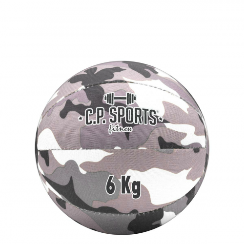 Medizinball Camouflage Weiß 6kg