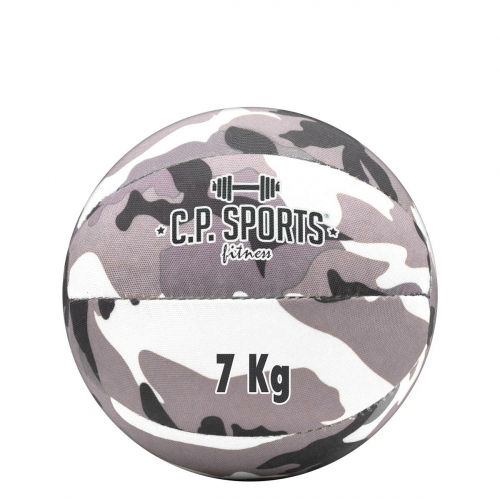 Medizinball Camouflage Weiß 7kg