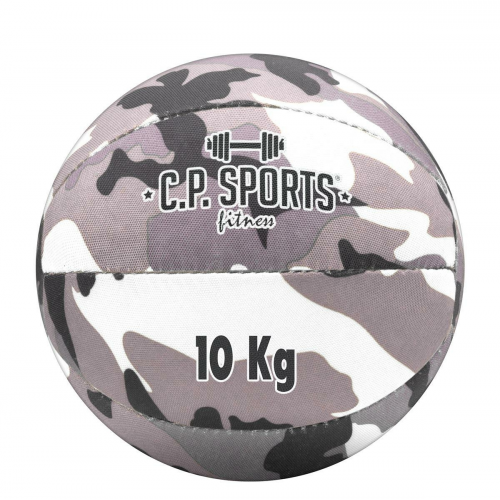 Medizinball Camouflage Weiß 10kg