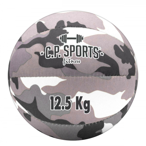 Medizinball Camouflage Weiß 12,5kg