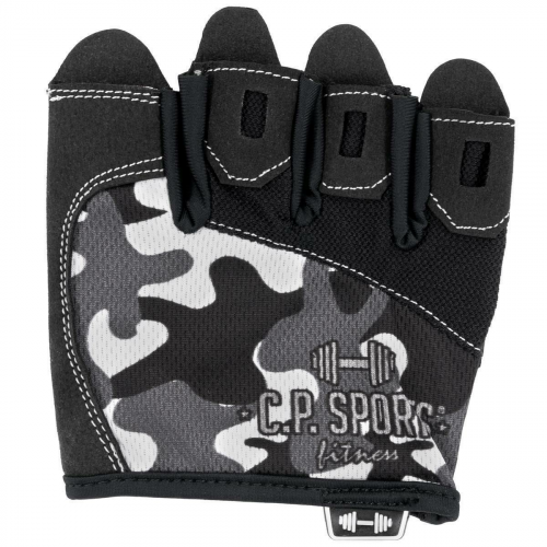 C.P. SPORTS Grip Glove Camo-Weiss M/8 = 18-20cm