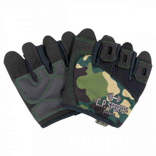 C.P. SPORTS Grip Glove Camo-Grün S/7 = 16-18cm