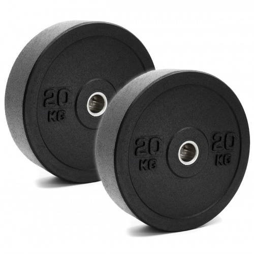 Bumper Plates - Hantelscheiben Vollgummi 50/51mm - PAARE 20 KG