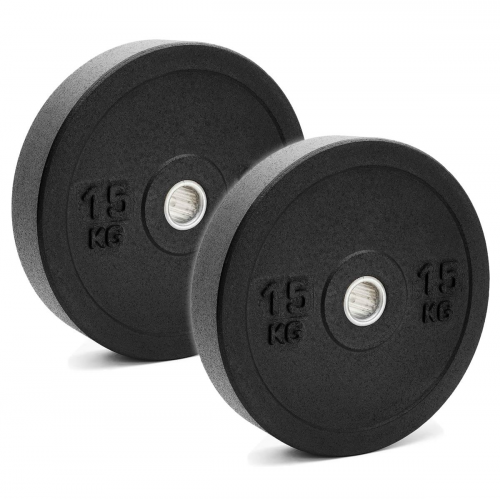 Bumper Plates - Hantelscheiben Vollgummi 50/51mm - PAARE 15 KG