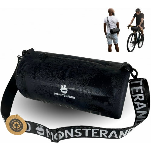 Monsterando Lenkertasche Handlebar Bag deep black