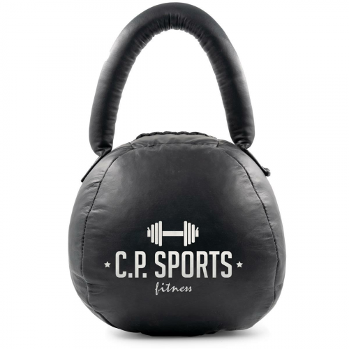 Leder Kettlebell Schwarz 7 kg