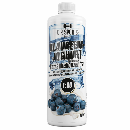 Getränkekonzentrat 1 Liter Blaubeere-Joghurt