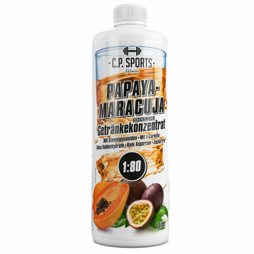 Getränkekonzentrat 1 Liter Papaya-Maracuja