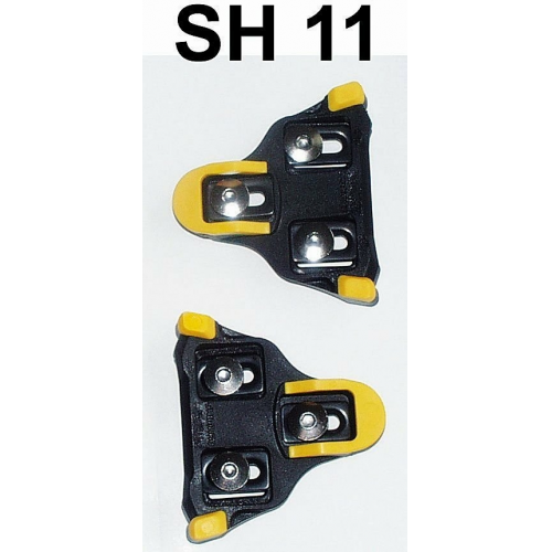 Shimano SM-SH11 Paar Schuhplatten gelb