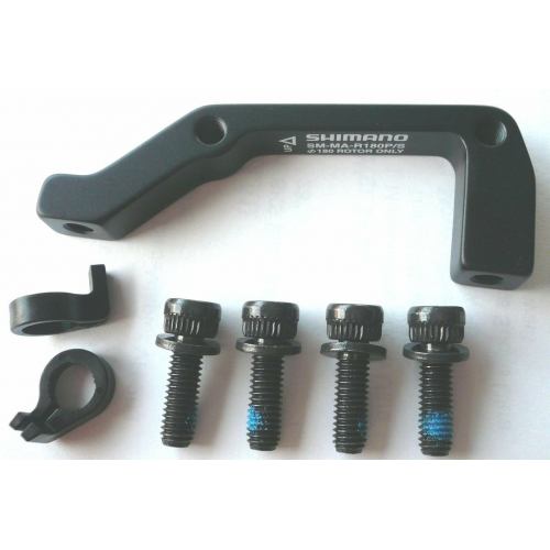 Shimano Bremsscheibenadapter HR 180 PM/IS schwarz