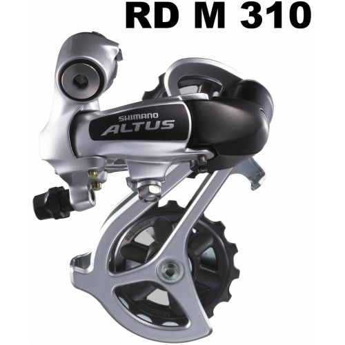 Shimano Schaltwerk Altus M310 7/8-f.si/s silber/schwarz