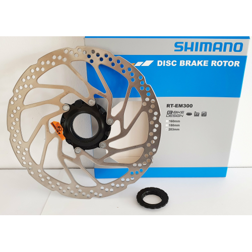 Shimano Bremsscheibe RT-EM300 silber