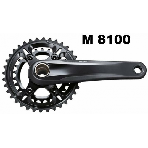 Shimano Kettenradgarnitur FC-M8100-12 Deore XT schwarz