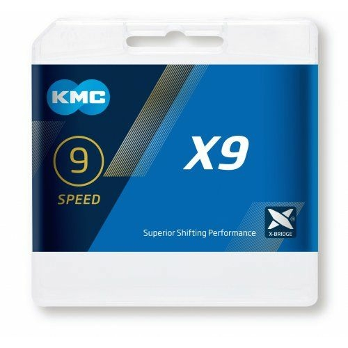 KMC Kette X9 11/128&quot; 114 Gl. silber/grau silber/grau