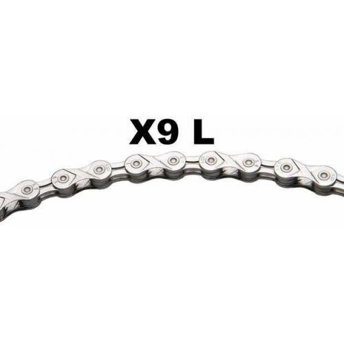 KMC X9 Light Kette 11/128&quot; 116 Glieder silber