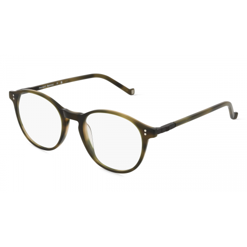 Hackett 268 Damen-Brille inkl. Gläser Vollrand Panto Acetat-Gestell 49mm/18mm/140mm, grün