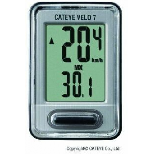 Cateye Velo 7 CC-VL520 Computer schwarz/ silber