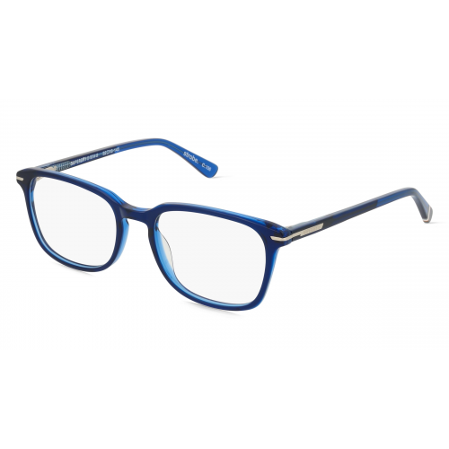 Superdry SDO Strobe Herren-Brille inkl. Gläser Vollrand Eckig Kunststoff-Gestell 52mm/18mm/145mm, blau