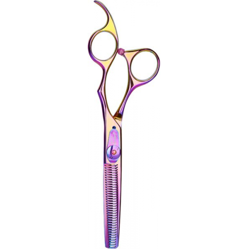 Olivia Garden SilkCut Effilierschere Japan Rainbow 6,35' (16 cm)
