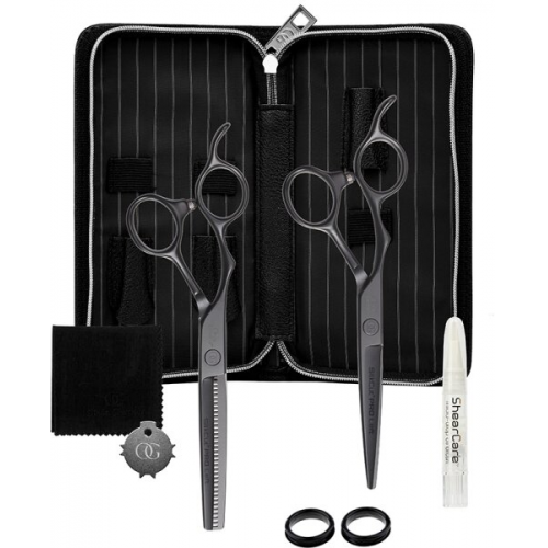 Olivia Garden Silk Cut PRO Matt Black 2er Set LH 5,75+Eff