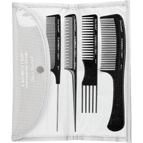 Olivia Garden ST-K&auml;mme 4-er Set, Carbon + Ion
