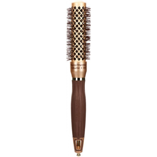 Olivia Garden Expert Blowout Shine Wavy Bristles Gold&Brown 25