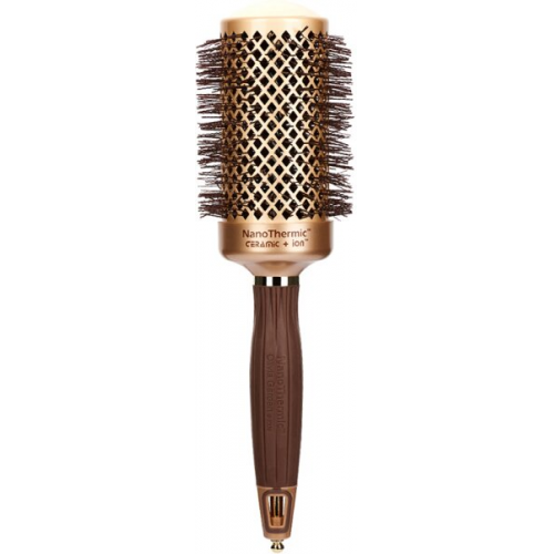 Olivia Garden Expert Blowout Shine Wavy Bristles Gold&Brown 55