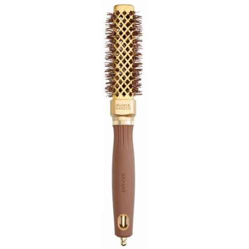 Olivia Garden Expert Blowout Straight Wavy Bristle Gold&Brown 20