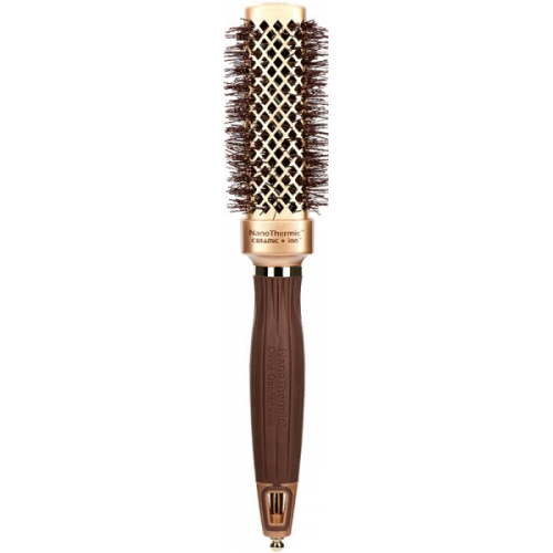 Olivia Garden Expert Blowout Straight Wavy Bristle Gold&Brown 55/75 mm 1 Stk.