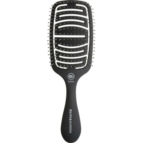 Olivia Garden Essential Care Flex Thick Hair Bristles Matt Black 1 Stk.