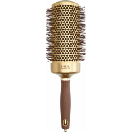 Olivia Garden Expert Blowout Speed Wavy Bristles Gold & Brown 65/80 mm