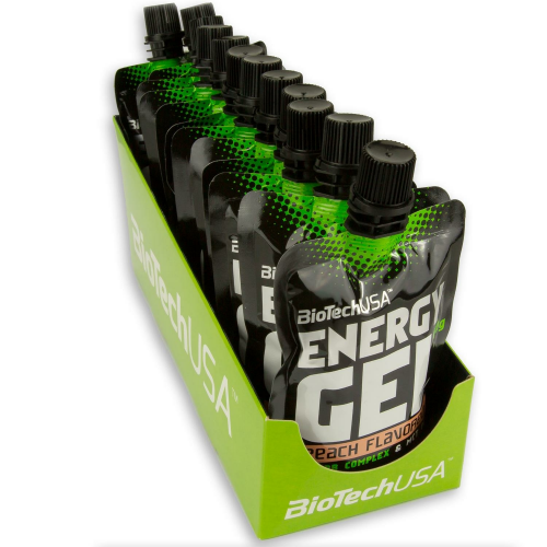 Biotech USA Energy Gel, 12x60g Beutel , Pfirsich