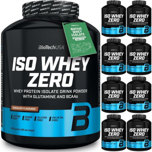 BioTech USA Iso Whey Zero 2270g Dose Kirsch-Banane