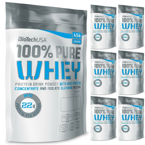 BioTech USA - 100% Pure Whey - 454g Beutel Cinnamon Roll