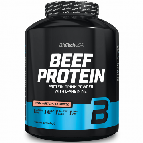 BioTech USA Beef Protein 1816g Erdbeere