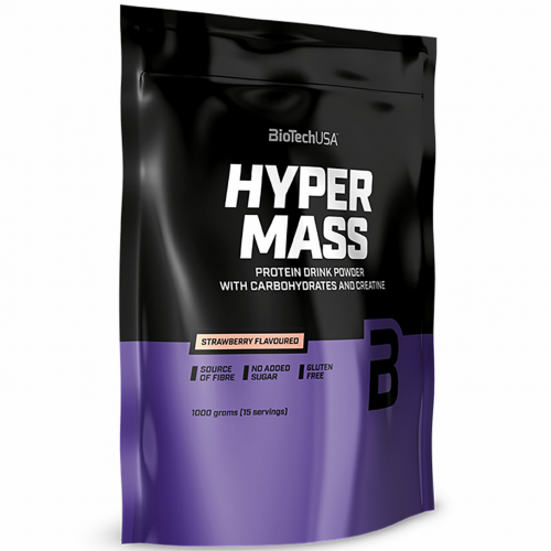 Biotech USA - Hyper Mass - 1,0 kg Beutel Erdbeere