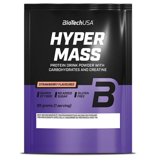 Biotech USA - Hyper Mass - 65g Beutel Erdbeere