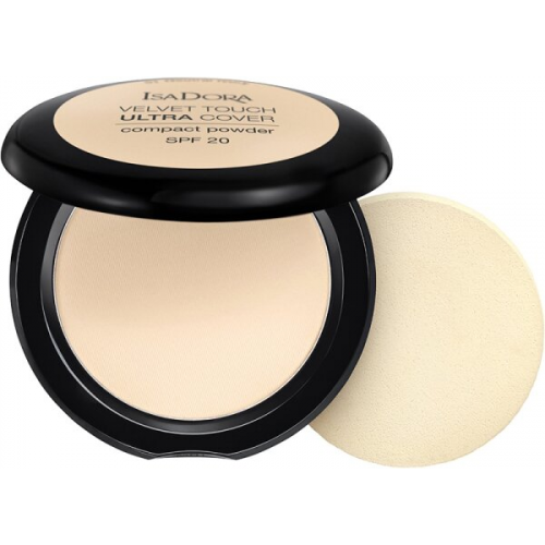 Isadora Velvet Touch Ultra Cover Compact Powder SPF 20 60 Fair Porcelain 7,5 g