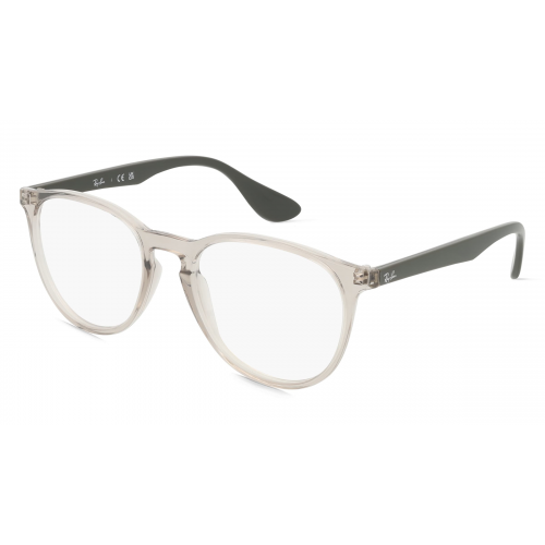 Ray-Ban RX7046 Damen-Brille inkl. Gläser Vollrand Panto Kunststoff-Gestell 51mm/18mm/140mm, transparent