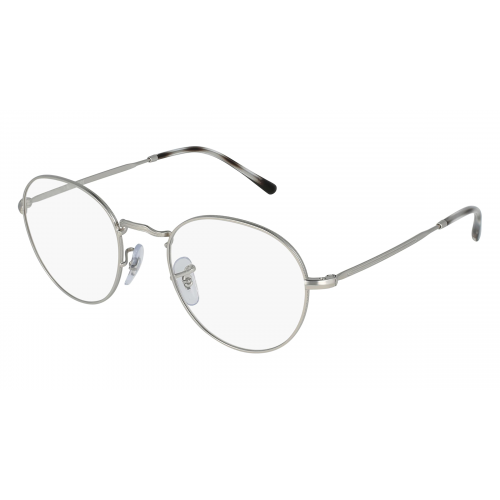 Ray-Ban RX3582V Unisex-Brille inkl. Gläser Vollrand Panto Metall-Gestell 49mm/20mm/140mm, silber