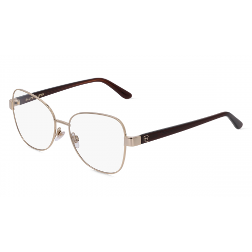 Polo Ralph Lauren RL5104 Damen-Brille inkl. Gläser Vollrand Browline Metall-Gestell 54mm/16mm/135mm, schwarz