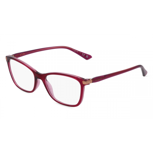 Vogue VO5378 Damen-Brille inkl. Gläser Vollrand Eckig Kunststoff-Gestell 51mm/17mm/140mm, rot