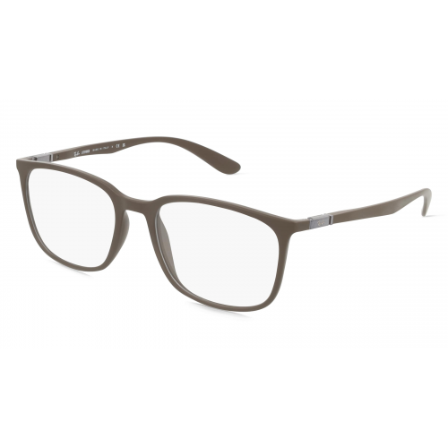 Ray-Ban RX7199 Unisex-Brille inkl. Gläser Vollrand Eckig Kunststoff-Gestell 54mm/18mm/145mm, braun