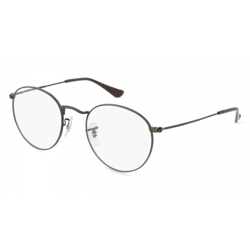 Ray-Ban RX3447V Unisex-Brille inkl. Gläser Vollrand Panto Metall-Gestell 50mm/21mm/145mm, gold