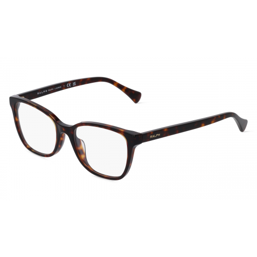 Ralph RA7137U Damen-Brille inkl. Gläser Vollrand Cateye Acetat-Gestell 51mm/18mm/145mm, braun