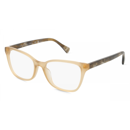 Ralph RA7137U Damen-Brille inkl. Gläser Vollrand Cateye Acetat-Gestell 53mm/18mm/145mm, gelb